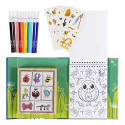 Tiger Tribe TT0297 colouring pages/book Color by numbers kit