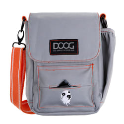 Doog Shoulder Bag Dog Walking Accessory Treat Bag Grey