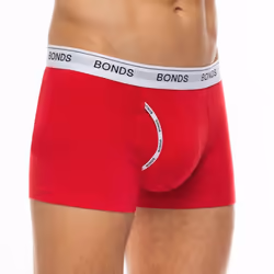Bonds Red Mens Guyfront Trunks Briefs Boxer Shorts Comfy Undies Underwear MZVJ RED Red - 2XL