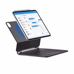 MK Series Protective Case Bluetooth Keyboard for iPad Air 13 (2024/2025) & iPad Pro 12.9 (2018 - 2022) - BLE5.2 Bluetooth