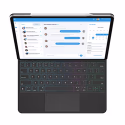 MK Series Protective Case Bluetooth Keyboard for iPad Air 13 (2024/2025) & iPad Pro 12.9 (2018 - 2022) - BLE5.2 Bluetooth