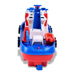 Kids Music Light Water Spray Electric Marine Rescue Fire Boat Model Education Toy