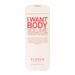 ELEVEN Australia I WANT BODY, Non-professional hair conditioner, Revitalizing, 300 ml, Bottle, Water (Aqua) (Eau), Cetearyl A ...