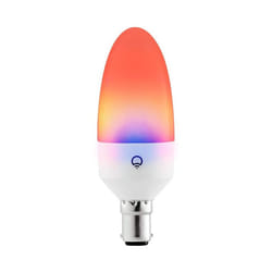 LIFX Candle Colour [B15 Bayonet Cap] Wi-Fi Smart LED Light Bulb, PolychromeColor, Multi-Zone Dimmable, No Hub Required, Compatible with Alexa, Hey Goo