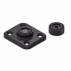 Quad Lock 360 Base - Flat Rectangle Base 4 Hole, Mobile phone/Smartphone, Universal, Black