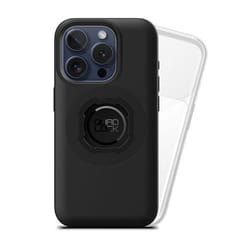 Quad Lock Poncho mobile phone case 15.5 cm (6.1") Cover Transparent, Black