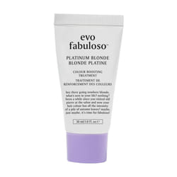 Evo Fabuloso - Platinum Blonde Color Boosting Treatment - Color-Treated Hair Conditioner - Helps Maintain Color Depth  Tone & Shine - Travel Size  30m