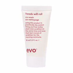 EVO Heads Will Roll Cleansing Conditioner for Curly Hair - Moisturizing Curl Defining & Frizz Eliminating - Travel Size 30ml  ...