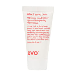 EVO Ritual Salvation Repairing Hair Conditioner - Protein Treatment for Damaged & Brittle Hair  Helps Reduce Breakage & Protects Color - Travel Size