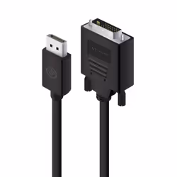 ALOGIC 2m DisplayPort to DVI Cable - Male to Male - ELEMENTS Series, 2 m, DisplayPort/DVI, Male, Black