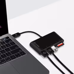 ALOGIC USB-C to Multi Card Reader & 3 Port USB Hub - Additional view 2