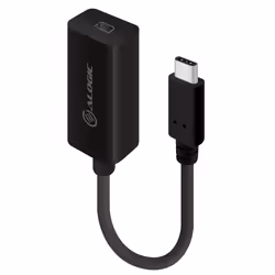 ALOGIC 10cm USB-C to Mini DisplayPort Adapter with 4K2K Support- Black, 3840 x 2160 pixels