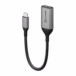 ALOGIC 15cm Ultra USB-C (Male) to HDMI (Female) Adapter - 4K @60Hz, 3840 x 2160 pixels