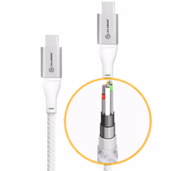 ALOGIC Super Ultra USB 2.0 USB-C to USB-C Cable - 5A/480Mbps - Silver - 1.5m - Additional view 5