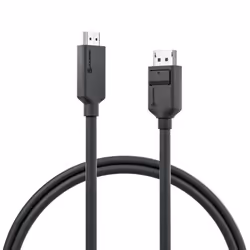 ALOGIC EL2DPHD4K-02 video cable adapter 2 m DisplayPort HDMI Black