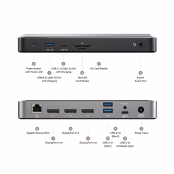 ALOGIC MX3 USB-C TripleDisplay DP Alt. Mode Docking Station – With 100W Power Delivery - Additional view 7