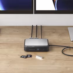 ALOGIC DUCD2 laptop dock/port replicator Wired USB 3.2 Gen 2 (3.1 Gen 2) Type-C Grey, Black - Additional view 5