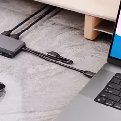 ALOGIC Portable Dock for Mac 10-in-1 with Dual Display 4K 60Hz Support - Dark Grey - Additional view 5
