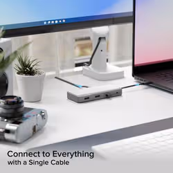 ALOGIC FUPHD1 laptop dock/port replicator Wired USB 3.2 Gen 1 (3.1 Gen 1) Type-A Grey, Black - Additional view 6