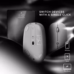 ALOGIC AMBT4KWH mouse Travel Ambidextrous RF Wireless + Bluetooth - Additional view 5