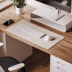 ALOGIC Duo Reversible Desk Mat with Premium Felt and Vegan Leather - Additional view 3