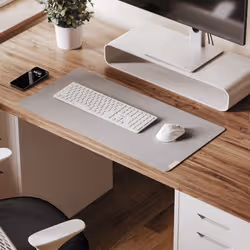 ALOGIC Duo Reversible Desk Mat with Premium Felt and Vegan Leather - Additional view 4