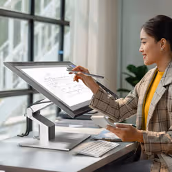 ALOGIC Clarity Fold Touch computer monitor 68.6 cm (27") 3840 x 2160 pixels 4K Ultra HD Touchscreen Black, Silver - Additional view 5