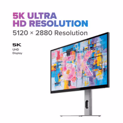ALOGIC Clarity 5K 27" Monitor with 65W Laptop Charging USB-C Hub - Additional view 3