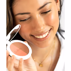 Ere Perez - Natural Rice Powder Blush + Bronzer Duo | Buildable  Breathable  Oil Absorbing  Medium Coverage | Vitamin E  Chamomile | Vegan  Cruelty-Fr