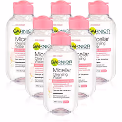 6x Garnier MICELLAR Cleansing Water Hypoallergenic Sensitive Skin 125ml