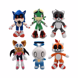 20-40 Cm Super Sonic The Hedgehog Soft Stuffed Plush Doll Cartoon Game - wolfwere Sonic