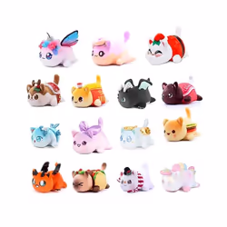 Aphmau Meows Cat Plush Toy Soft Meemeow Stuffed Donut Cat Plushes Kawaii - French Fry