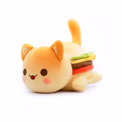 Aphmau Meows Cat Plush Toy Soft Meemeow Stuffed Donut Cat Plushes Kawaii - French Fry