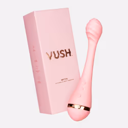 VUSH MYTH, Wand vibrator, G-Point stimulation, Pink, Acrylonitrile butadiene styrene (ABS), Silicone, Ambidextrous, Buttons