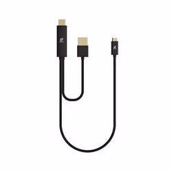 Espresso Displays EC0011, 1 m, HDMI + USB Type-A, USB Type-C, Male, Male, Straight