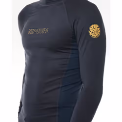Rip Curl LS UPF 50+ Rash Vest ~ Dawn patrol navy marle - XL