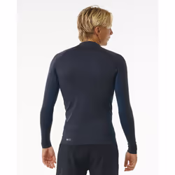 Rip Curl LS UPF 50+ Rash Vest ~ Dawn patrol navy marle - XL