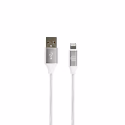 Our Pure Planet USB-A to Lightning cable, 1.2m/4ft, 1.2 m, Lightning, USB A, Male, Male, Silver