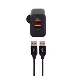 Our Pure Planet 24W Dual USB-A Wall Charger (UK port) - Additional view 6