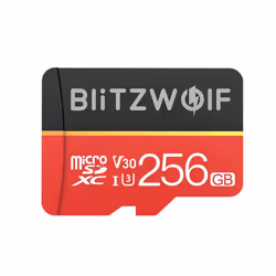 BlitzWolf BW-TF1 Class 10 V30 1080p FHD Micro SD TF Memory Card - 256G