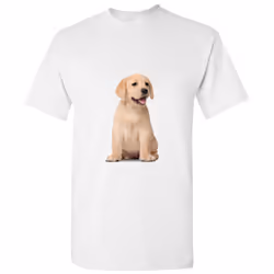 Dog Gold Labrador Retriever Cute Baby Puppy Pet White Men T Shirt Tee Top - 4XL