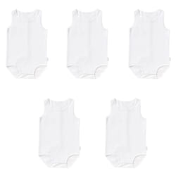 Bonds 5 Packs Baby Infant Wonderbodies Singletsuit Bodysuit Wondersuit 0000-2 BY4VA - 0000