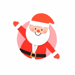 Santa Claus Christmas Festival Cartoon Art White Men T Shirt Tee Top - M