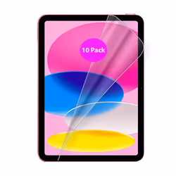 10x Soft Pet Film Screen Protector for Apple iPad 10th Gen 10.9'' 2022 2023 Bulk