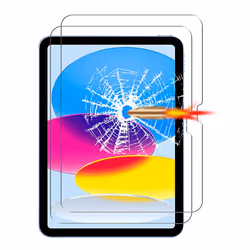 2pcs Tempered Glass Screen Protector for Apple iPad 10th Gen 10.9 Inch 2022 2023