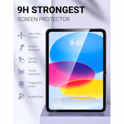2pcs Tempered Glass Screen Protector for Apple iPad 10th Gen 10.9 Inch 2022 2023
