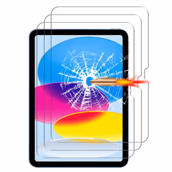 3pcs Tempered Glass Screen Protector for Apple iPad 10th Gen 10.9 Inch 2022 2023