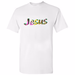 Jesus Christian Christianity Religion God Men White T Shirt Tee Top - 2XL