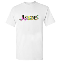 Jesus Christian Christianity Religion God Men White T Shirt Tee Top - 4XL
