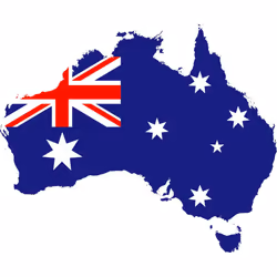 Australian Australia Map Flag Country States White Men T Shirt Tee Top - M